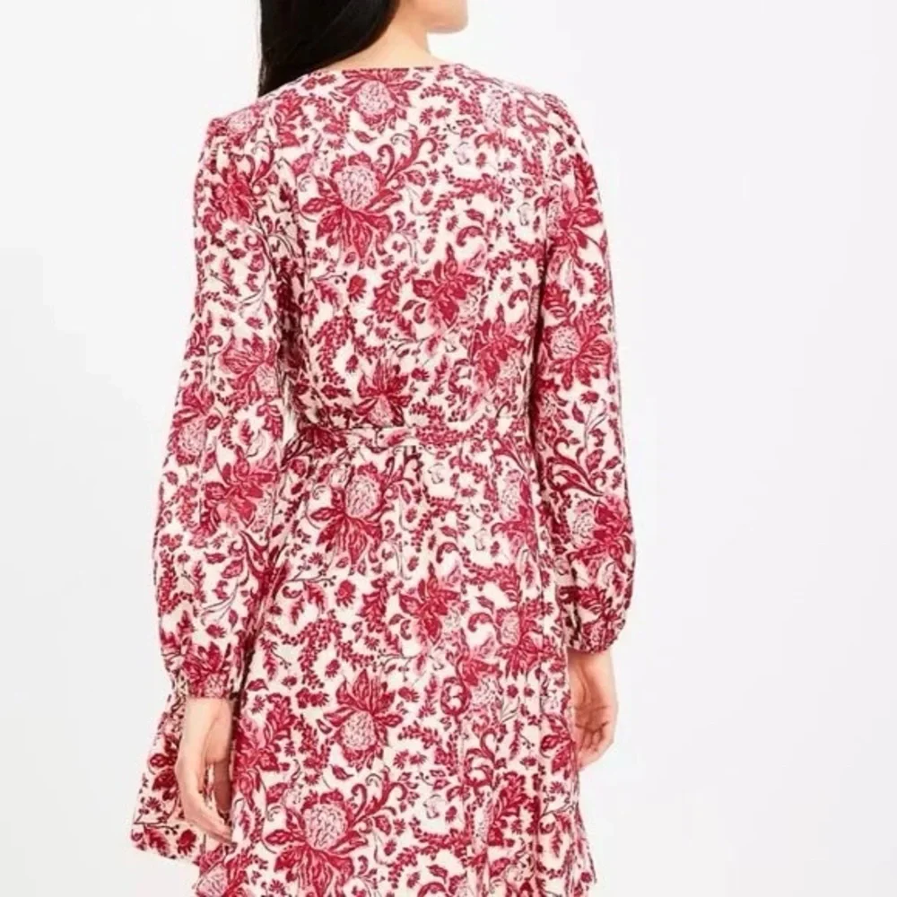 NWT LOFT Red and Cream Sundress - Picture 3 of 6